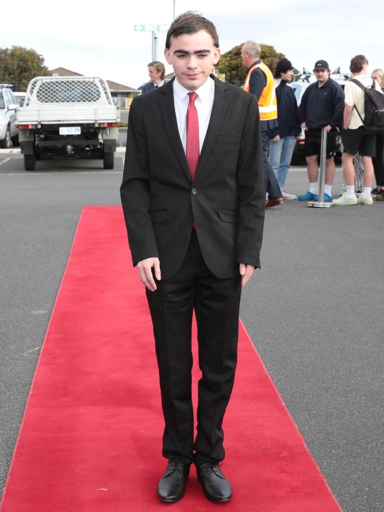 Students step out at the Guilford Young leaver’s dinner at Elwick Racecourse. Picture: Mireille Merlet