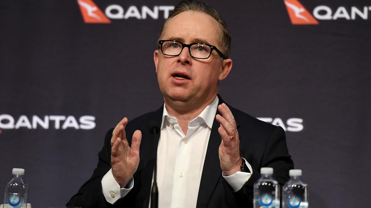 The new route announcements come days after Qantas Group CEO Alan Joyce announced thousands of jobs would go. Picture: Bianca De Marchi/AAP