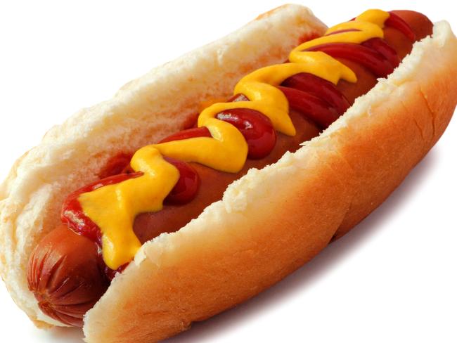 A hot dog with mustard and ketchup, you can’t beat it.