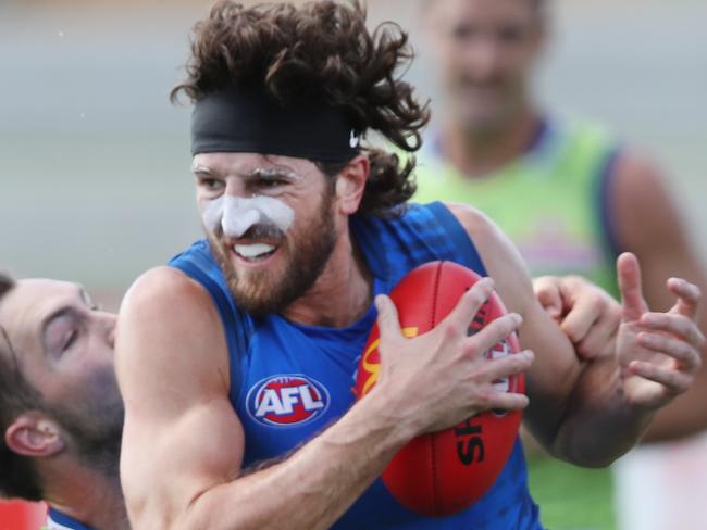 Marcus Bontempelli at Western Bulldogs pre-season training session. Wednesday, December 18, 2024. Picture:David Crosling