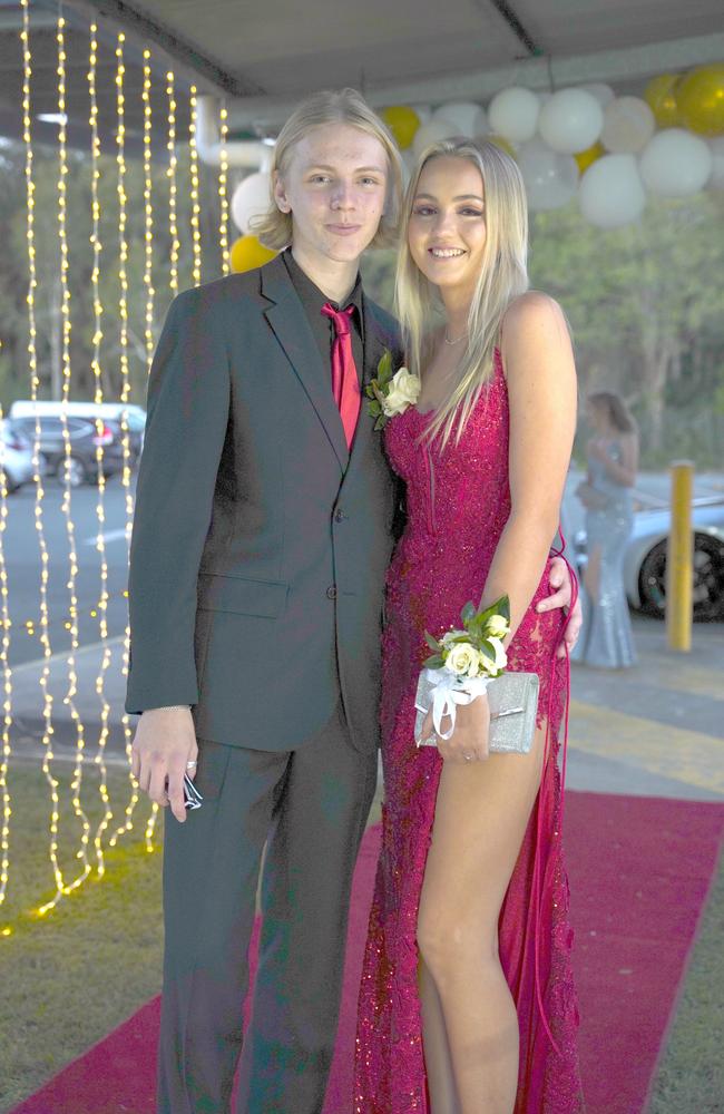 Students at the Coolum State High School formal 2023. Picture: contributed