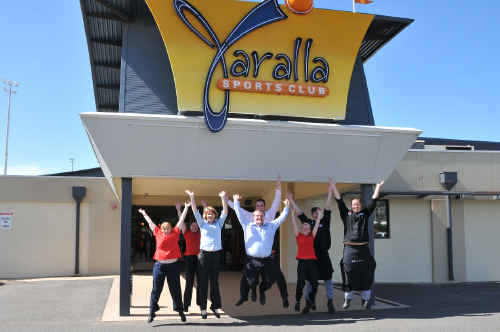 Staff at Yaralla Sports Club.