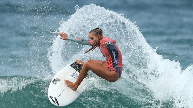 Gold Coast surfer Isabella Nichols (Photo by Cameron Spencer/Getty Images)