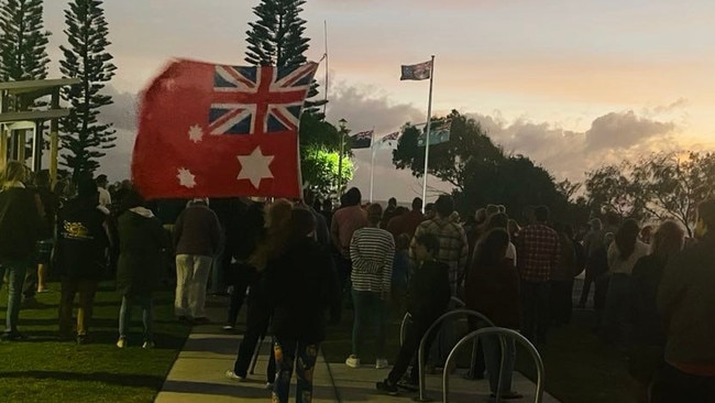 Rainbow Beach Anzac Day dawn service 2022.