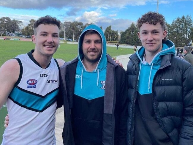 Mackinley Miller (left) of the Belconnen Magpies was named as one of Country NSW/ACT’s best players of the year. Picture: Belconnen Facebook Page