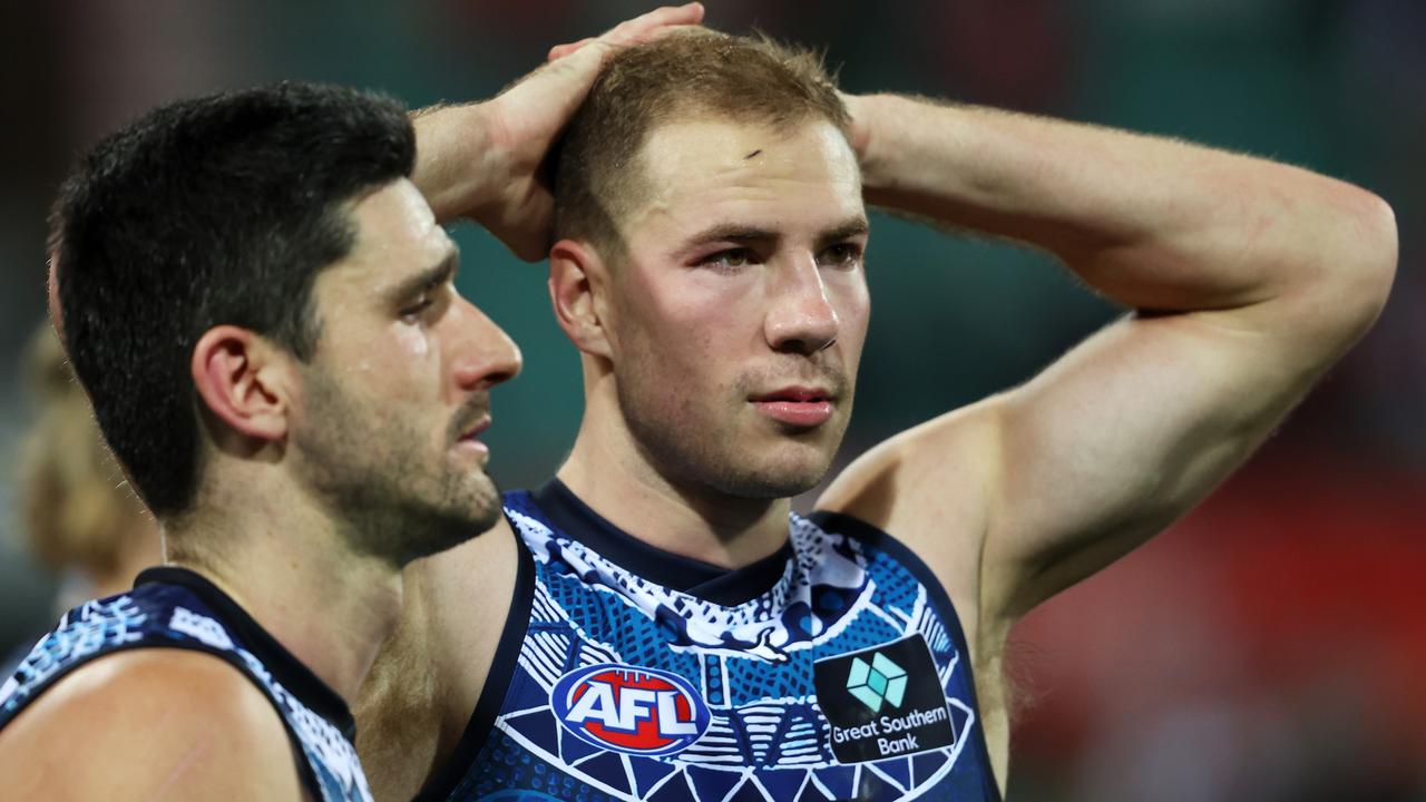 Harry McKay is just one Carlton player with the goalkicking yips. Picture: Mark Kolbe/AFL Photos/ via Getty Images