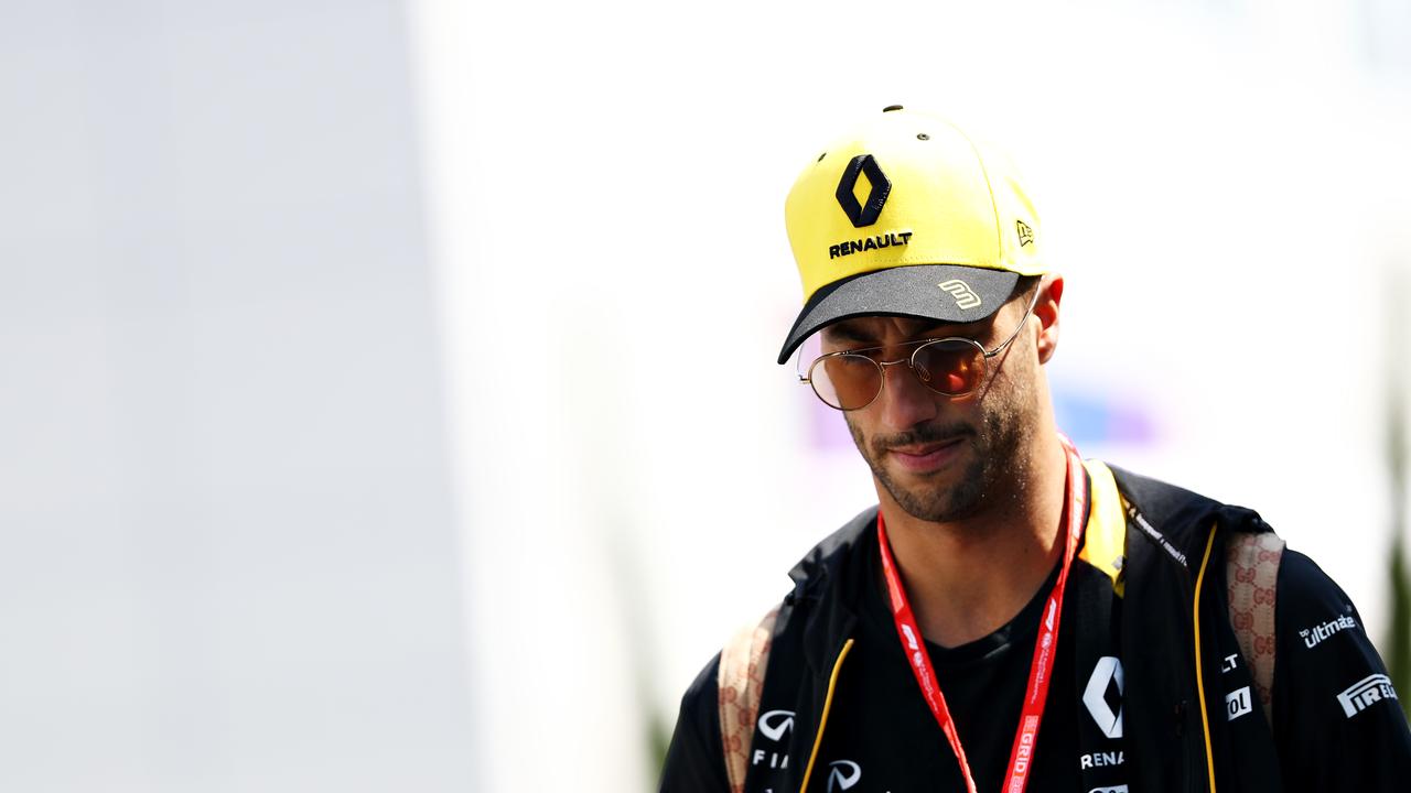 Daniel Ricciardo had a nightmare run with Renault at the Baku Grand Prix in 2019. Picture: Getty