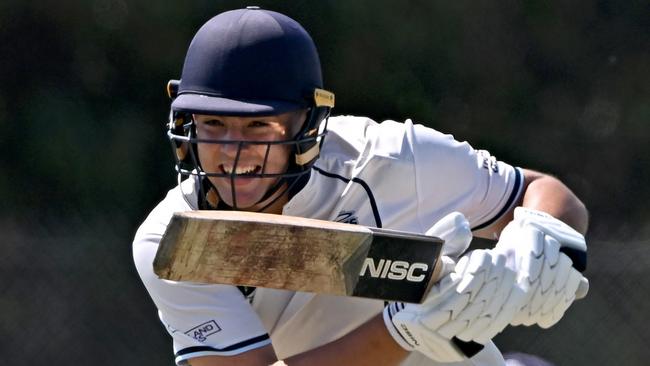 VTCA: St Francis de Sales batter Blake McKinnon. Picture: Andy Brownbill