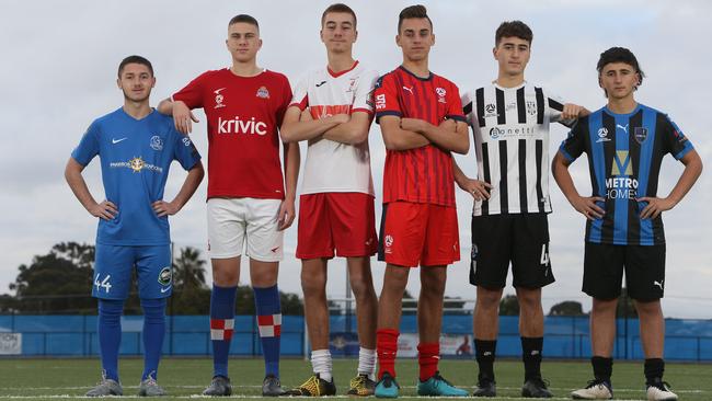 Some of SA’s top young soccer talents will battle it out in the under-18 and reserves Federation Cup semi-finals, to be lived streamed on advertiser.com.au. Picture: Emma Brasier