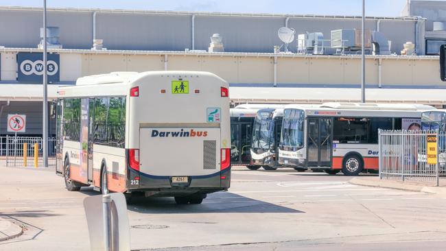 Generic photograph of Darwin buses. Picture: Glenn Campbell