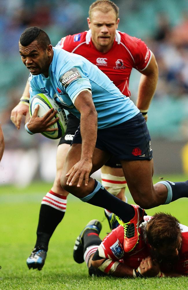 Kurtley Beale played a starring role in the Waratahs’ win over the Lions.