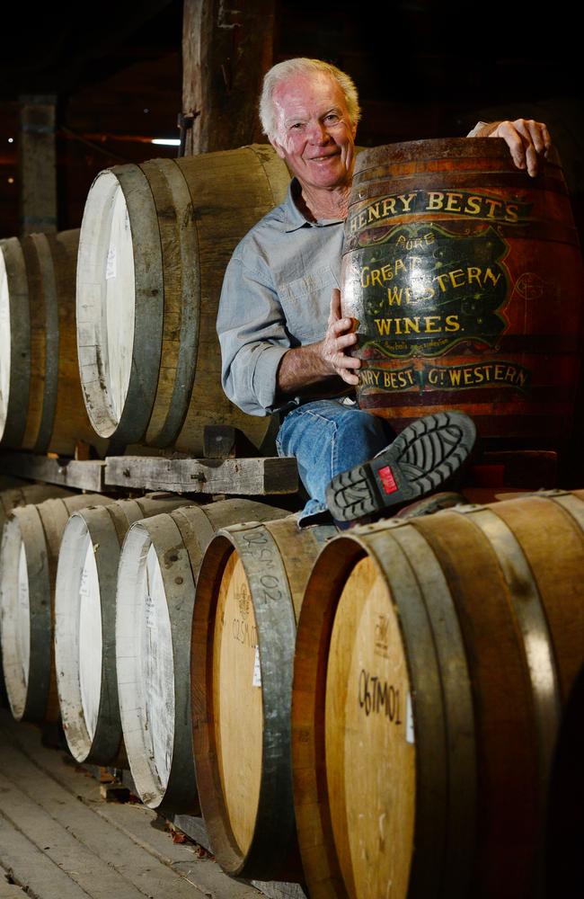 Golden career: Winemaker Viv Thomson completed 50 vintages. Picture: Zoe Phillips