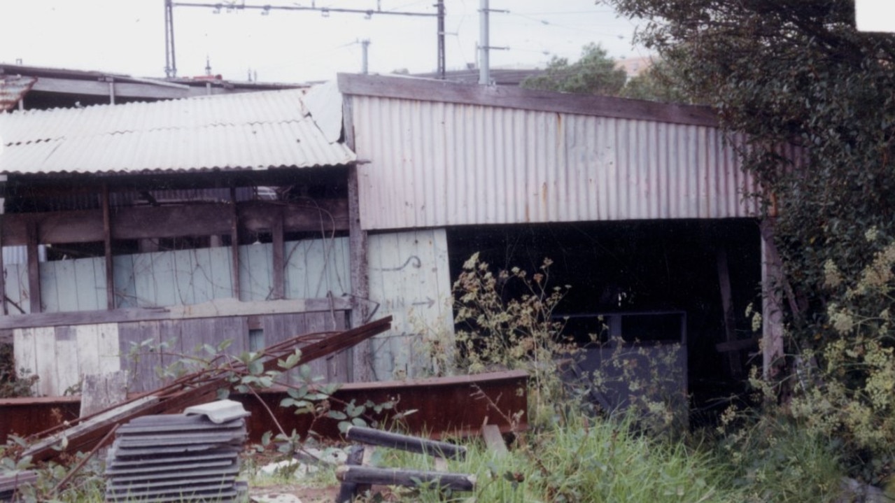 The shed where Ms Brown's body was found. Picture: Victoria Police