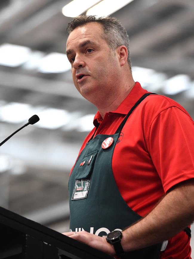 Bunnings managing director Michael Schneider. Picture: AAP