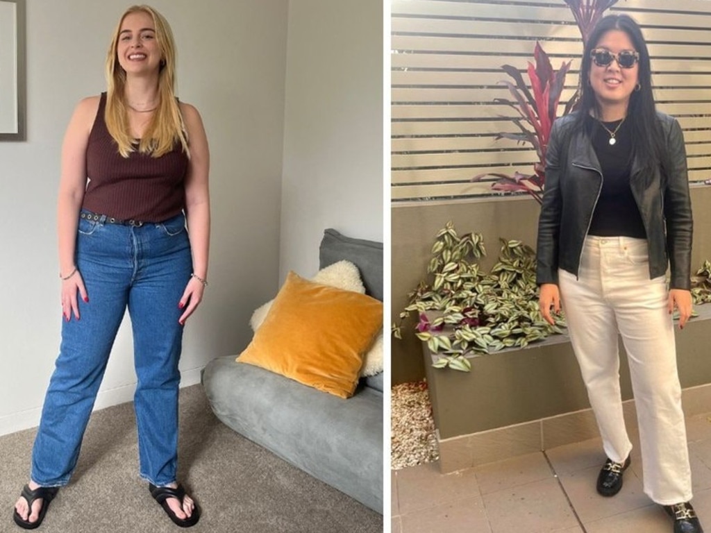 Snap up a pair of these "flattering" "cool girl" jeans. Picture: Hannah Paine, Melody Teh/news.com.au