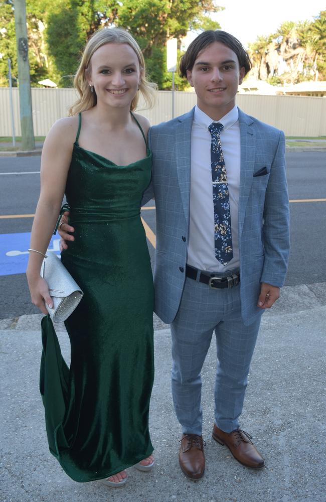 Alice Hughes and Rion Hughes at the Sunshine Coast Grammar School formal on November 17. Picture: Sam Turner