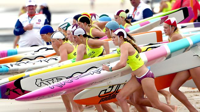 The Australian youth surf life saving championships traditionally produce some of the best surf action. Pic: HarvPix