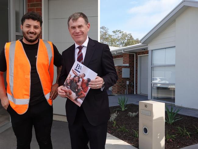 The first of almost 70 new affordable homes in the northern suburbs have been finished, kickstarting a new master-planned community hoping to get renters into the housing market. 