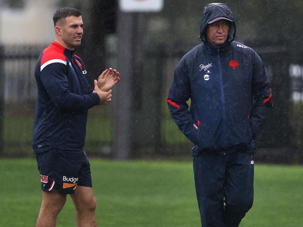 James Tedesco and Robinson have been a mainstay at the Roosters, and are in another chapter of that relationship in 2025. Picture: Phil Hillyard