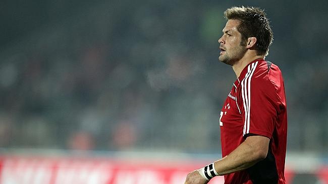 Richie McCaw played just two games off the bench for the Crusaders in 2013.