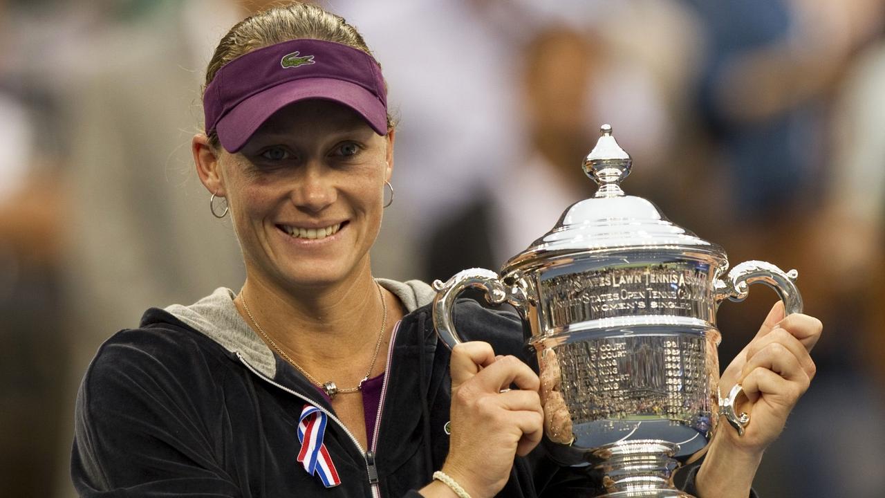 Sam Stosur took home the 2011 US Open title in emphatic fashion (AFP PHOTO/DON EMMERT)