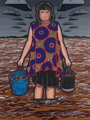 Archibald Prize 2022 winner Blak Douglas 'Moby Dickens'. Picture: Supplied AGNSW