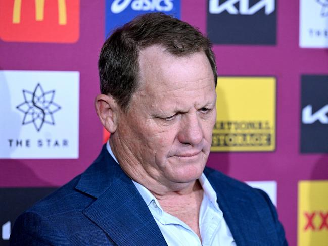 The Broncos broke Kevin Walters - who was sacked 12 months after steering his team to the grand final. Picture: Getty