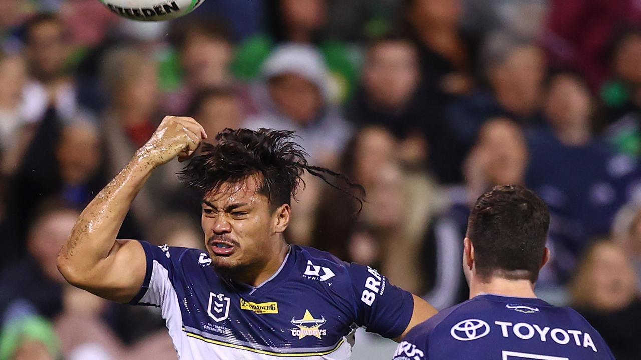 Nanai says growing up watching Cowboys legend Johnathan Thurston inspired him to commit to the Maroons. Picture: Getty Images.