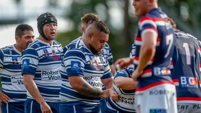 Action from the Australian Rugby Championships between Easts Sydney and Brothers at Crosby Park, 2025. Pic: Stephen Archer.