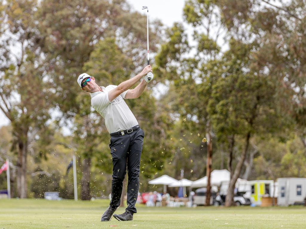 Brett Rankin during round three of the Webex Players Series at Willunga Golf Course. Picture: Supplied Golf Australia