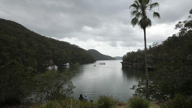 Cowan Creek where an over the limit skipper ran his 12m motor cruiser aground and nearly crashed into three other boats. File picture: John Grainger