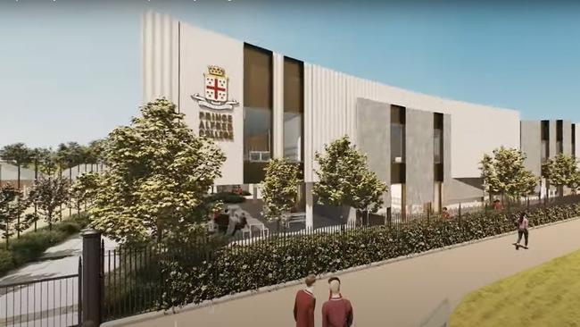 Architect renders of the proposed new preparatory school redevelopment at Prince Alfred College. Picture: Supplied