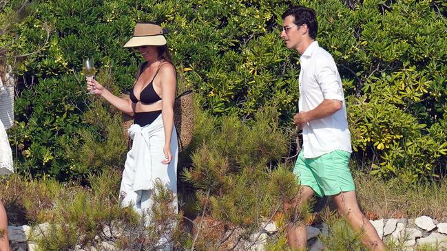 Erica Packer has been spotted with a mystery man on the French Riviera. Picture: EliotPress/The Mega Agency