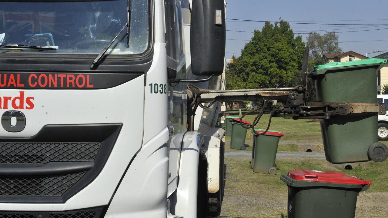 In Australia, households take their bins out weekly to be collected.