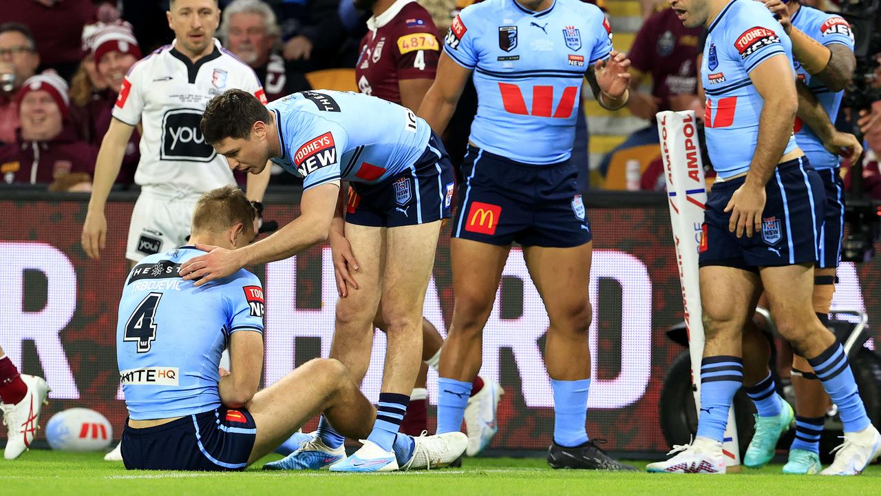 Trbojevic’ injury is a big blow to Manly. Picture: Adam Head