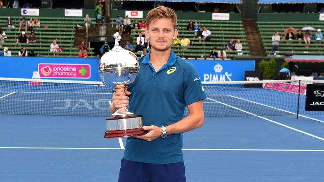 Kooyong Classic champ David Goffin. Picture: AFP