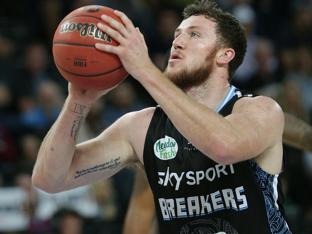 Vodanovich, in 2019, with the Breakers. Picture: AAP