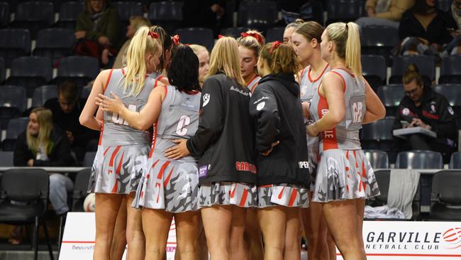 Garville is still searching for its first Premier League win in 2022. Picture: Netball SA