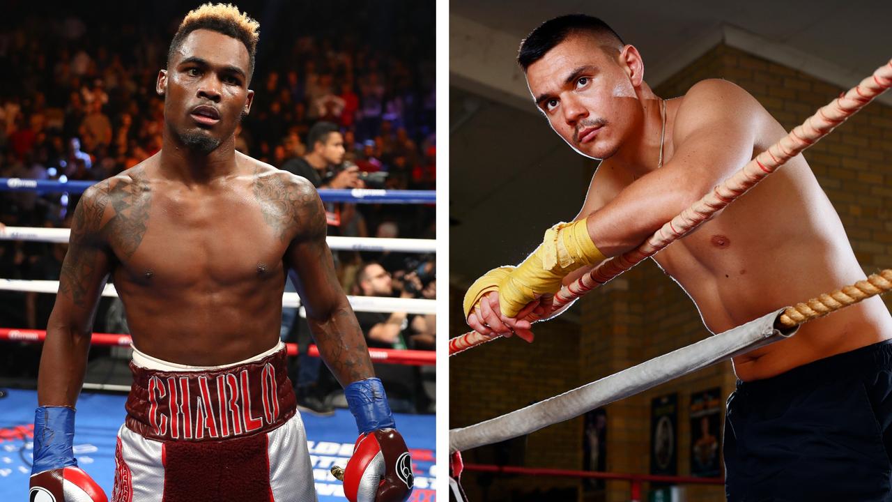 Boxing 2022 Tim Tszyu vs Jermell Charlo, refuses fact to face press conference, American super welterweight, Las Vegas