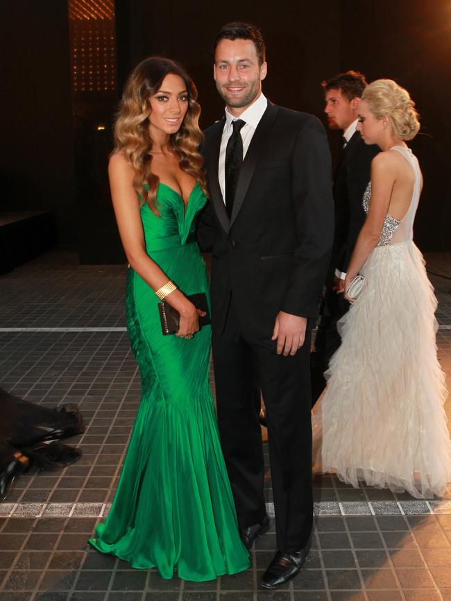 Nadia and Jimmy at the Brownlow in 2011.