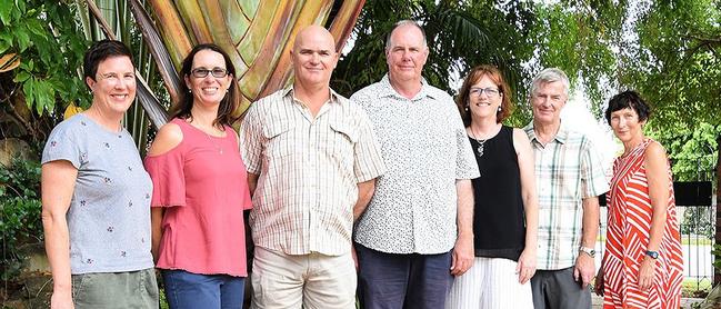 The Fitzroy Community Hospice Board: Vicki Richmond, Joanne Bell, Mark Thompson, Steve Richards, Debra Richards, John Martyn, and Paula Ryan. Wade Mann is also on the board.