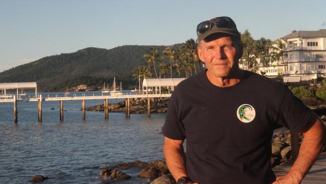 Tony Fontes worked on the Great Barrier Reef as a diving instructor for 40 years and is now a spokesman for the Whitsundays Conservation Council. Picture: Supplied