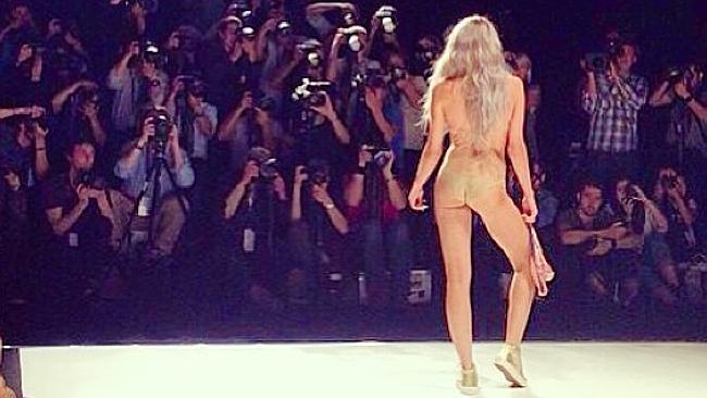 Imogen Anthony - Bondi Bather Runway Mercedes Benz Fashion Week. Picture: Instagram