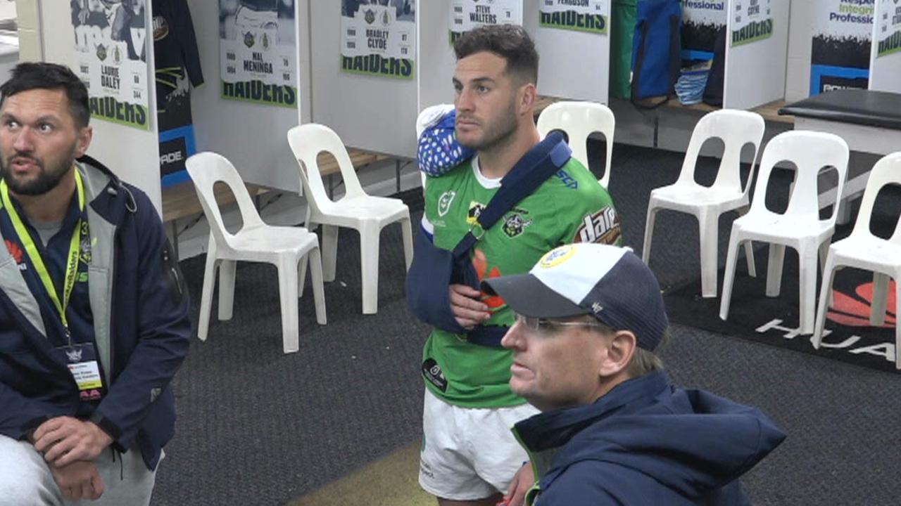 Michael Oldfield in the Raiders sheds