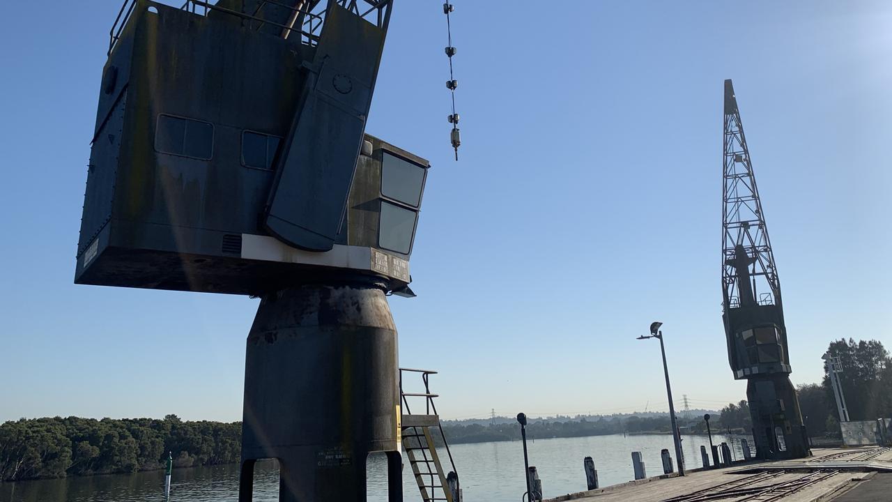 British, American and many other nations’ ordnance, as well as Australia’s, would be removed from boats on Sydney Harbour here and stored. Picture: Benedict Brook