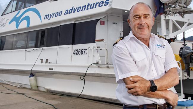 Bry Penfold, owner and operations manager of QuickCoast by Myroo Adventures, is a boat lover with many years of experience in the maritime industries and in international tour operation. Picture: Brian Cassey