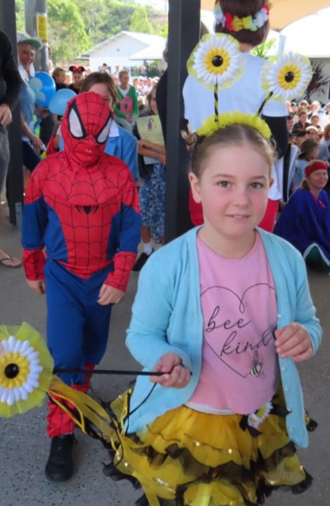 Chloe S. in her Book Week costume. Picture: Discovery Coast Christian College.