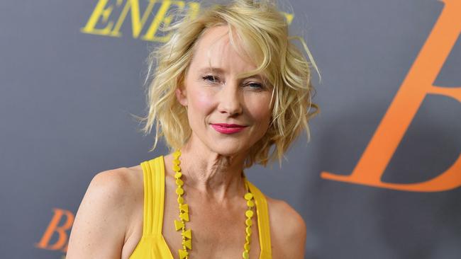 Heche was declared legally dead one week after she crashed her car into a Los Angeles building. Picture: AFP.