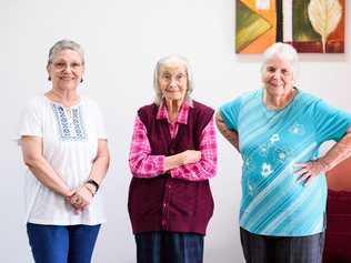 Argyle Gardens is home for one family, Diane, Betty and Joan. . Picture: PAUL BEUTEL