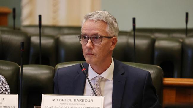 Bruce Barbour, acting chairperson for the Crime and Corruption Commission, revealed bullying allegations were being reviewed by the Public Service Commission. Dr Stepanov was not the subject of those bullying allegations Picture: Liam Kidston